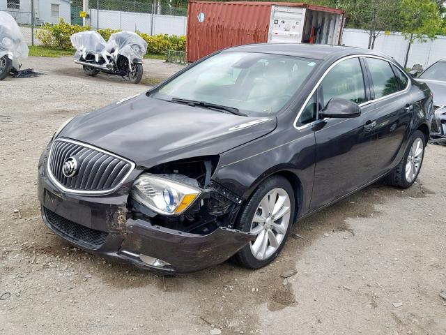 1G4PR5SK6E4142123 - 2014 BUICK VERANO CON BLACK photo 2