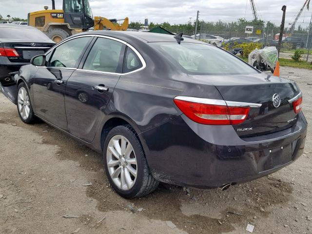 1G4PR5SK6E4142123 - 2014 BUICK VERANO CON BLACK photo 3