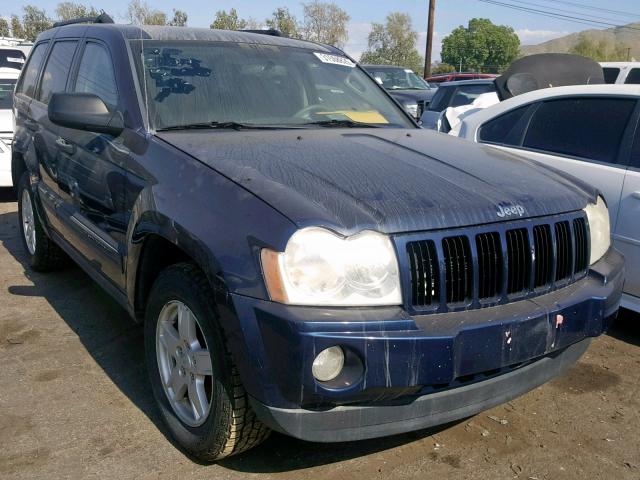 1J4HR48N56C184367 - 2006 JEEP GRAND CHER BLUE photo 1