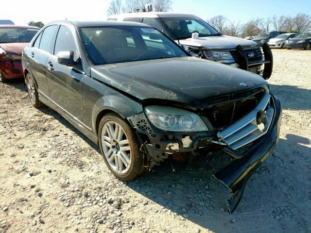 WDDGF81X48F092722 - 2008 MERCEDES-BENZ C 300 4MAT BLACK photo 1