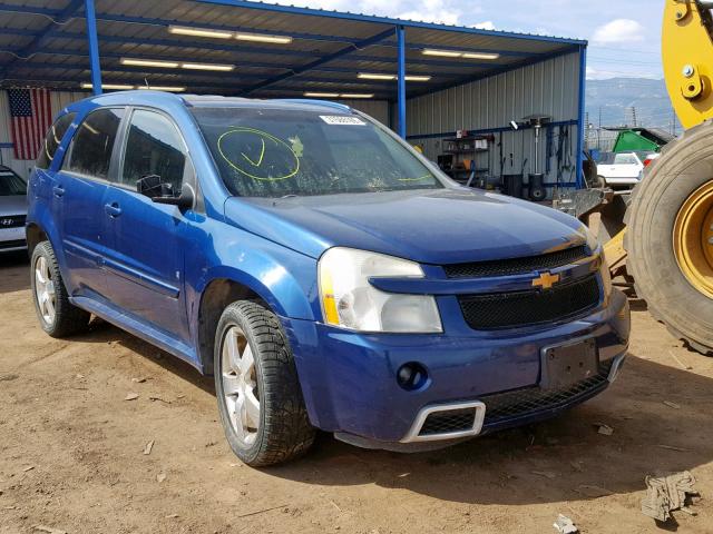 2CNDL937986073016 - 2008 CHEVROLET EQUINOX SP BLUE photo 1