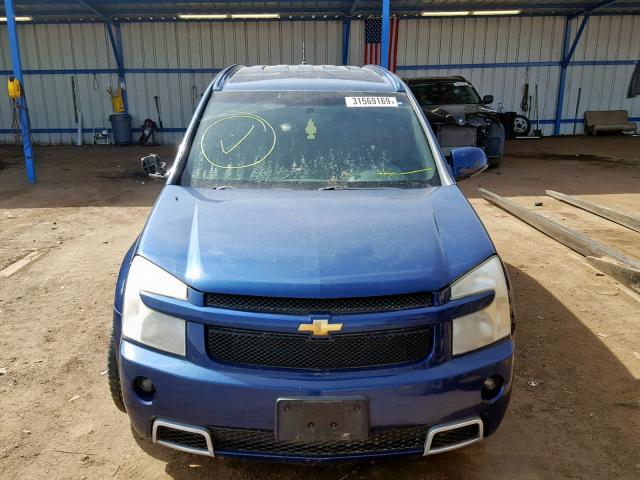 2CNDL937986073016 - 2008 CHEVROLET EQUINOX SP BLUE photo 9