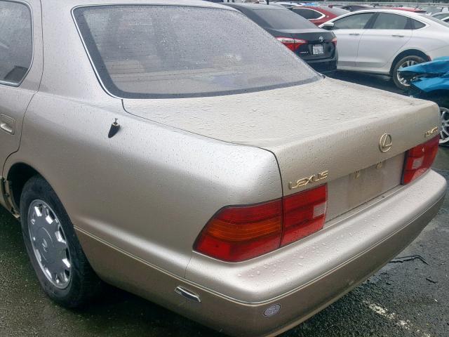 JT8UF22E8S0031230 - 1995 LEXUS LS 400 SILVER photo 9