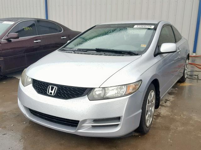 2HGFG1B66AH535779 - 2010 HONDA CIVIC LX SILVER photo 2