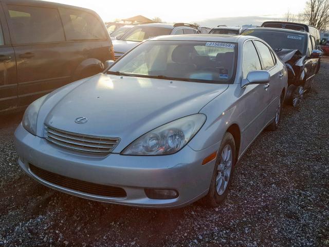 JTHBF30G225028442 - 2002 LEXUS ES 300 SILVER photo 2