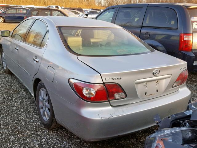 JTHBF30G225028442 - 2002 LEXUS ES 300 SILVER photo 3