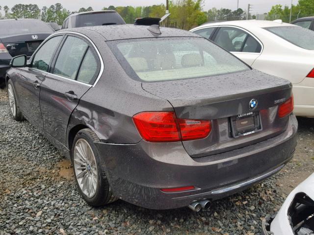 WBA3C1C53DF439940 - 2013 BMW 328 I SULE BROWN photo 3