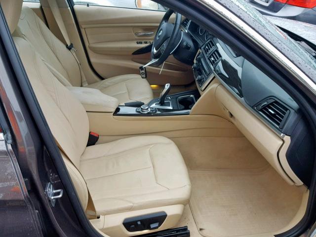 WBA3C1C53DF439940 - 2013 BMW 328 I SULE BROWN photo 5