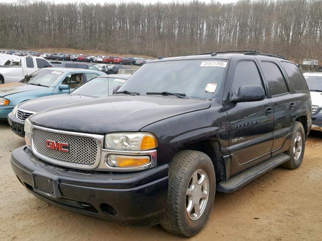 1GKEK63U94J136343 - 2004 GMC YUKON DENA BLACK photo 2