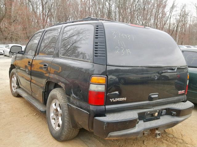 1GKEK63U94J136343 - 2004 GMC YUKON DENA BLACK photo 3