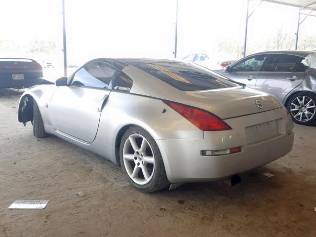 JN1AZ34DX3T107247 - 2003 NISSAN 350Z COUPE SILVER photo 3