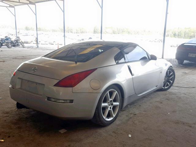 JN1AZ34DX3T107247 - 2003 NISSAN 350Z COUPE SILVER photo 4