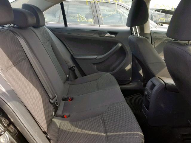 3VW1K7AJ7EM385797 - 2014 VOLKSWAGEN JETTA BASE BLACK photo 6