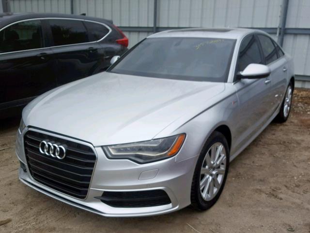 WAUHGAFC1DN054905 - 2013 AUDI A6 PRESTIG SILVER photo 2