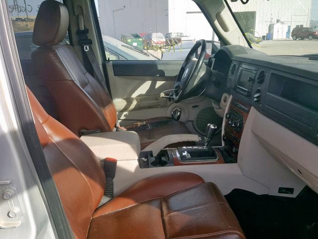 1J8HG58226C191342 - 2006 JEEP COMMANDER 银色 照片 5