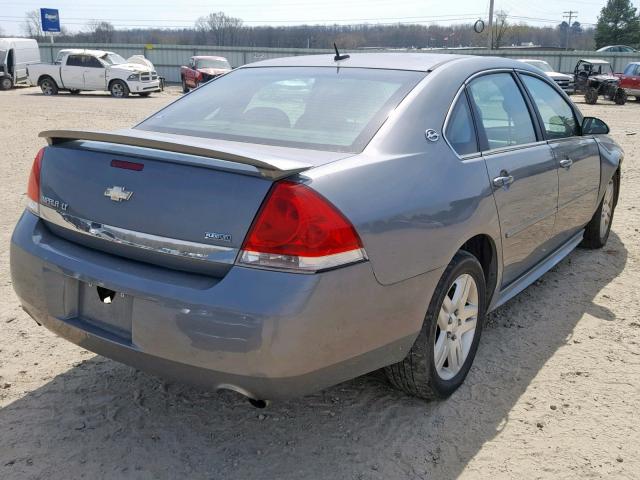 2G1WC57M491251850 - 2009 CHEVROLET IMPALA 2LT GRAY photo 4