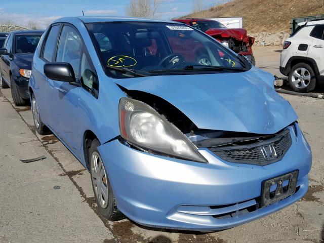 JHMGE8H2XAC006245 - 2010 HONDA FIT BLUE photo 1