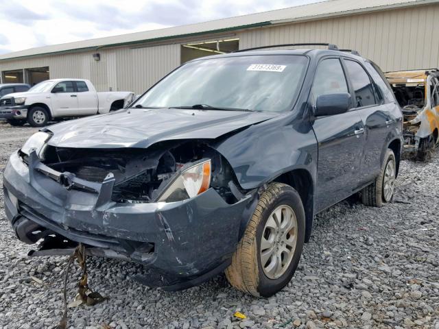 2HNYD18993H511717 - 2003 ACURA MDX TOURIN GRAY photo 2