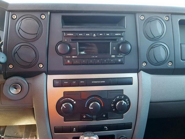 1J8HH48K57C700459 - 2007 JEEP COMMANDER 绿色 照片 9