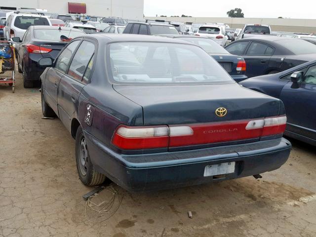 1NXBB02E7TZ445341 - 1996 TOYOTA COROLLA DX GREEN photo 3