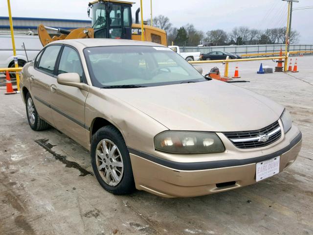 2G1WF52E159348328 - 2005 CHEVROLET IMPALA TAN photo 1