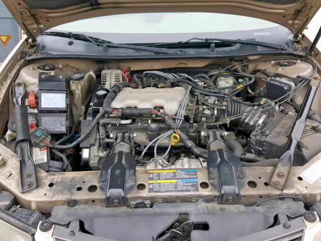 2G1WF52E159348328 - 2005 CHEVROLET IMPALA TAN photo 7