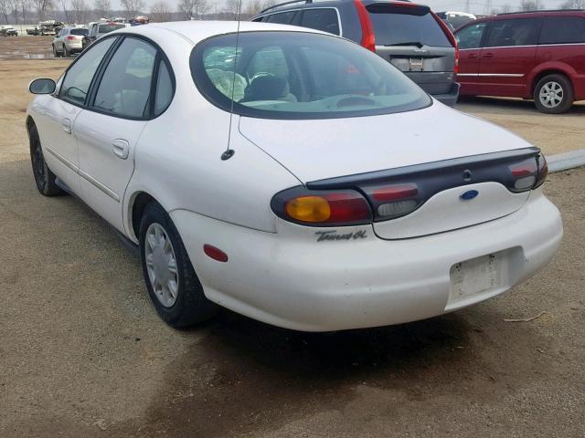 1FALP52U8TA224255 - 1996 FORD TAURUS GL WHITE photo 3