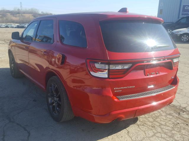 1C4SDJCT7FC837764 - 2015 DODGE DURANGO R/ RED photo 3