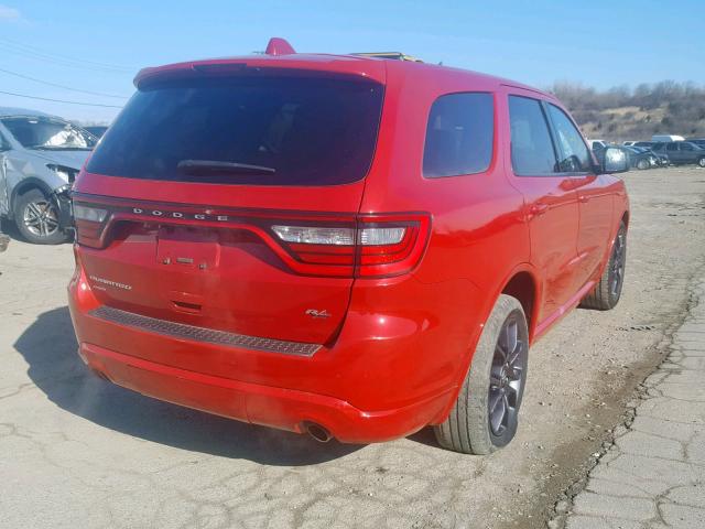 1C4SDJCT7FC837764 - 2015 DODGE DURANGO R/ RED photo 4