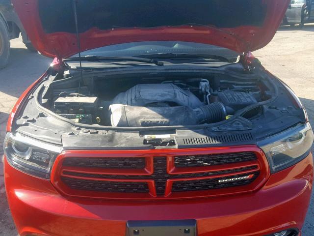 1C4SDJCT7FC837764 - 2015 DODGE DURANGO R/ RED photo 7