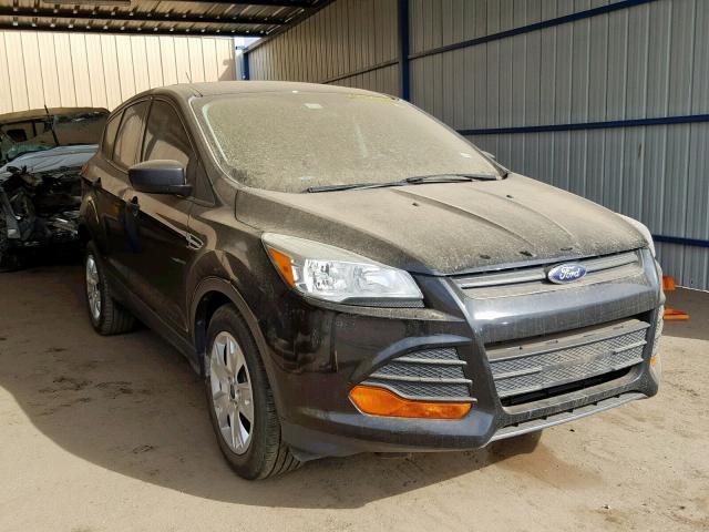 1FMCU0F78EUA04539 - 2014 FORD ESCAPE S BLACK photo 1