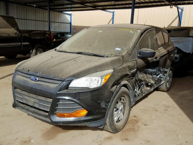 1FMCU0F78EUA04539 - 2014 FORD ESCAPE S BLACK photo 2