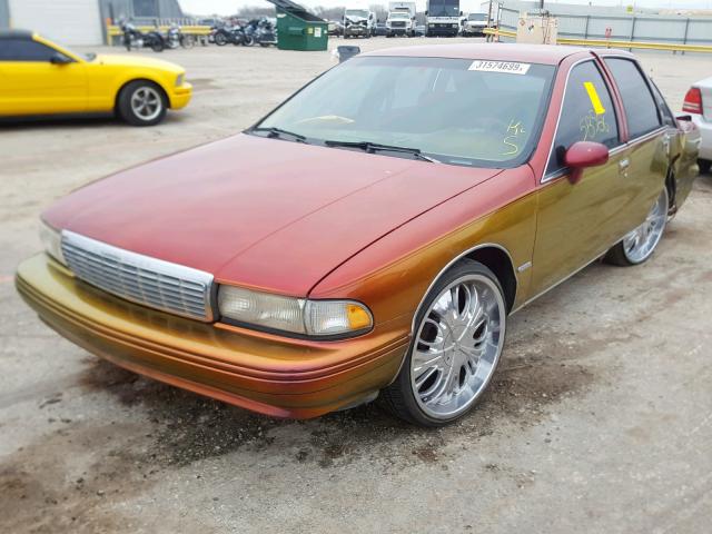 1G1BL52W9RR202268 - 1994 CHEVROLET CAPRICE CL TWO TONE photo 2