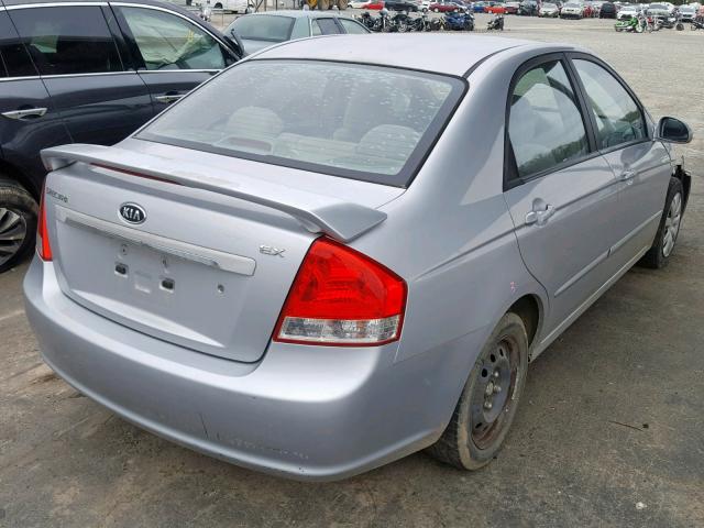 KNAFE121375398564 - 2007 KIA SPECTRA EX SILVER photo 4