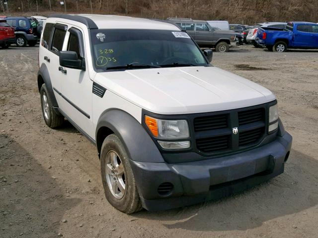 1D8GT28K68W165679 - 2008 DODGE NITRO SXT WHITE photo 1