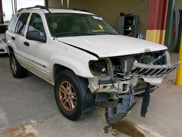 1J4GX48S04C201872 - 2004 JEEP GRAND CHER WHITE photo 1