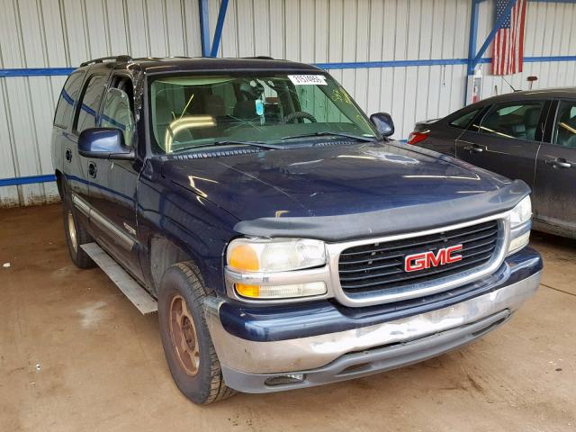 1GKEC13V04J289928 - 2004 GMC YUKON BLUE photo 1