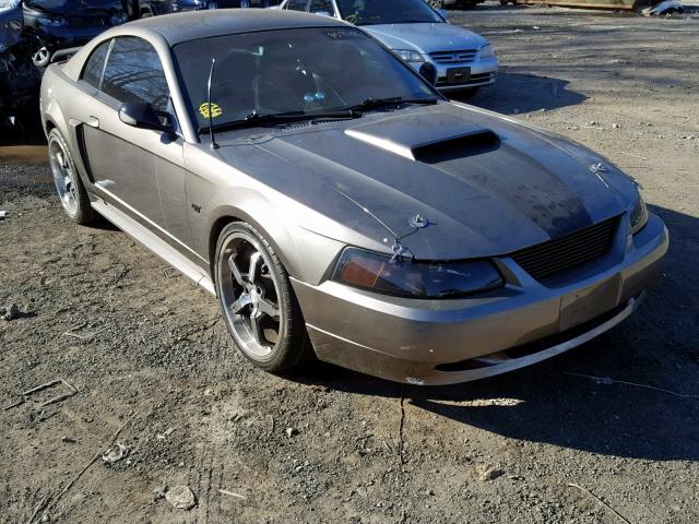 1FAFP42X82F107990 - 2002 FORD MUSTANG GT BEIGE photo 1