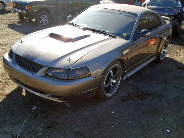 1FAFP42X82F107990 - 2002 FORD MUSTANG GT BEIGE photo 2