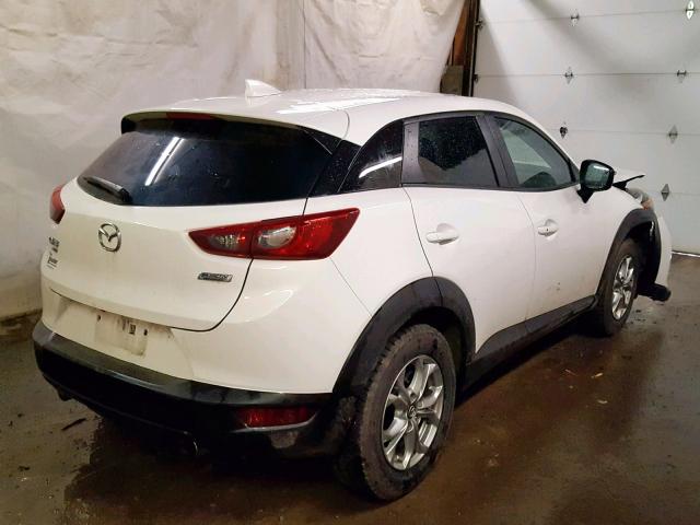 JM1DKBC72G0107724 - 2016 MAZDA CX-3 TOURI WHITE photo 4