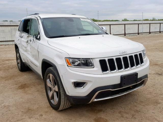 1C4RJEBG9GC500288 - 2016 JEEP GRAND CHER WHITE photo 1