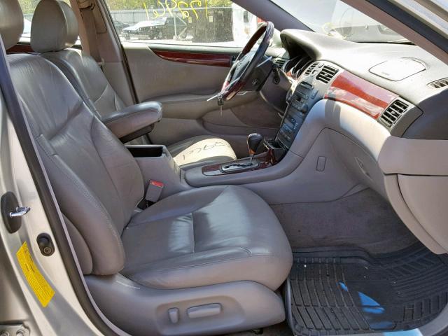 JTHBF30G736014659 - 2003 LEXUS ES 300 SILVER photo 5