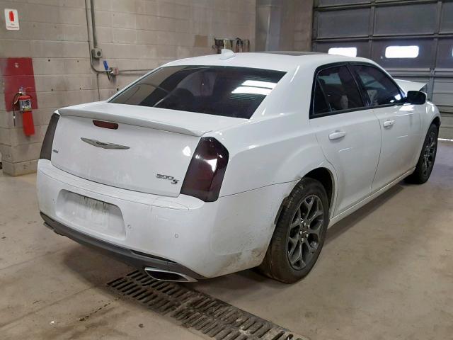 2C3CCAGG5JH165525 - 2018 CHRYSLER 300 S WHITE photo 4