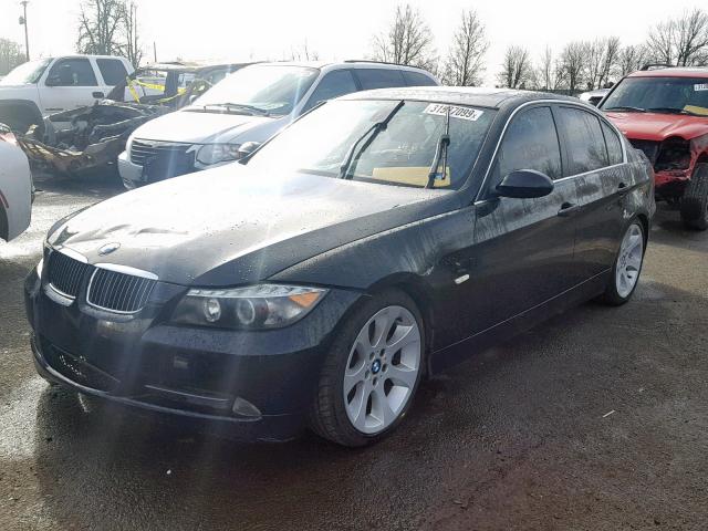 WBAVB33516KS36126 - 2006 BMW 330 I BLACK photo 2