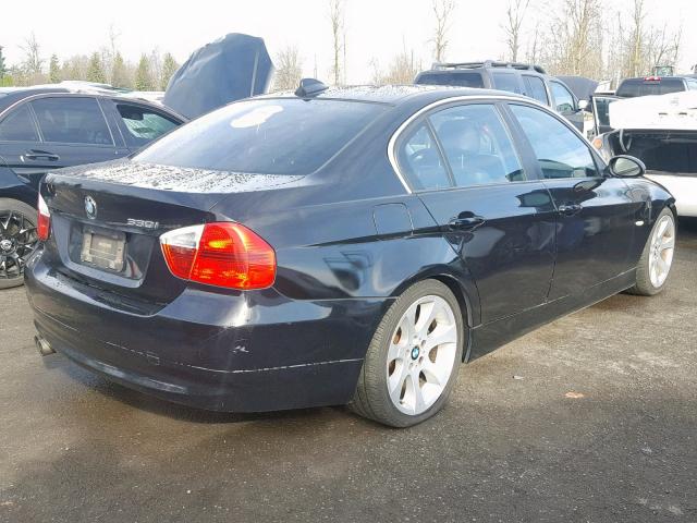 WBAVB33516KS36126 - 2006 BMW 330 I BLACK photo 4