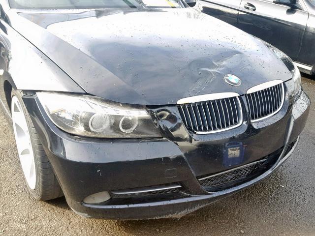 WBAVB33516KS36126 - 2006 BMW 330 I BLACK photo 9