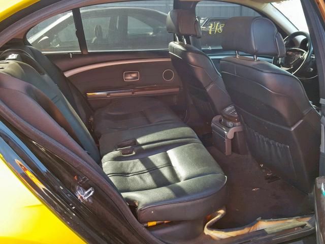 WBAHN83526DT39934 - 2006 BMW 750 LI YELLOW photo 6