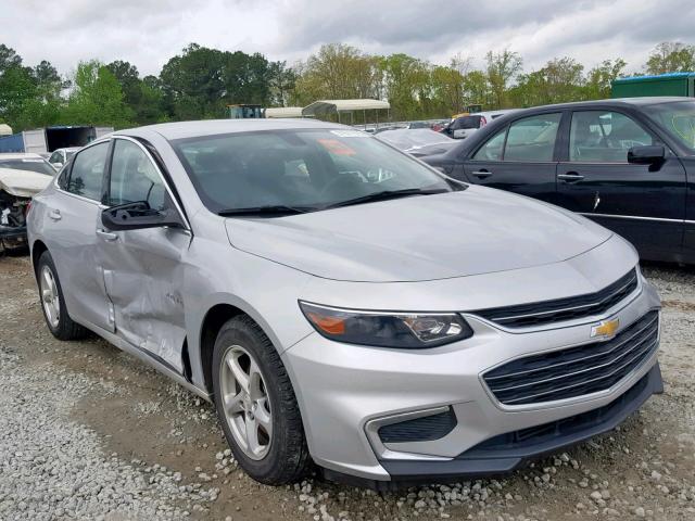 1G1ZB5ST5HF195763 - 2017 CHEVROLET MALIBU LS SILVER photo 1