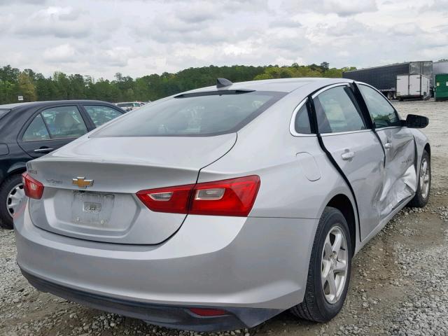 1G1ZB5ST5HF195763 - 2017 CHEVROLET MALIBU LS SILVER photo 4