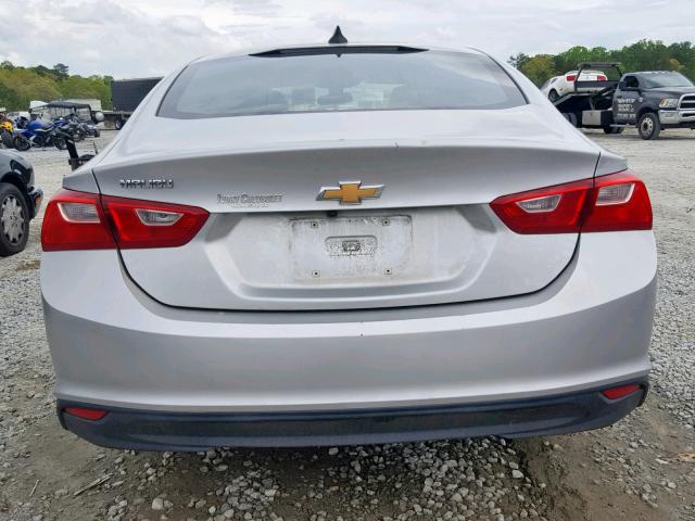 1G1ZB5ST5HF195763 - 2017 CHEVROLET MALIBU LS SILVER photo 9